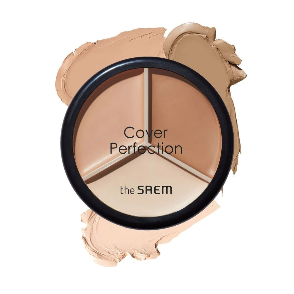the SAEM Cover Perfection Triple Pot Concealer