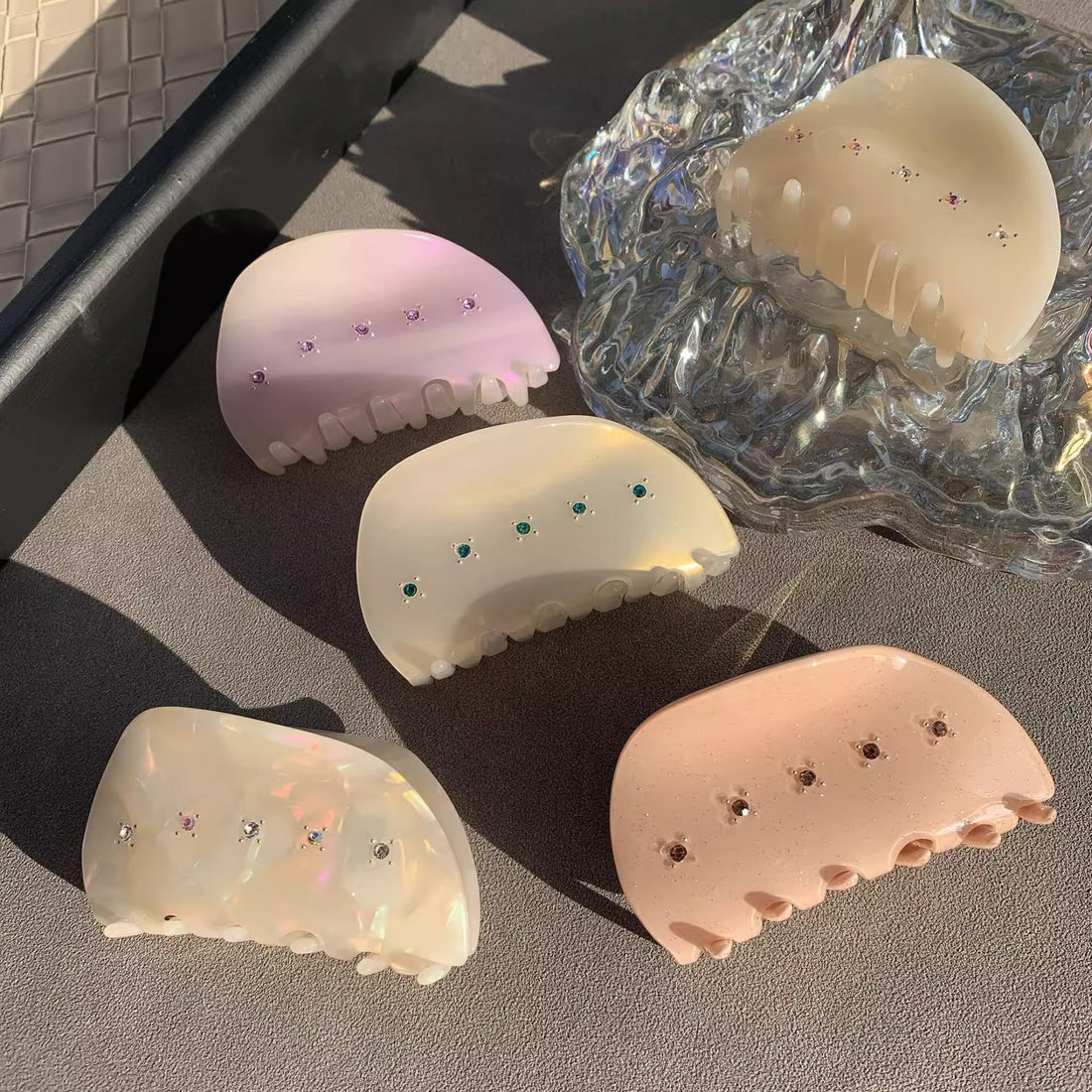 Diamond Hair Claw Clip