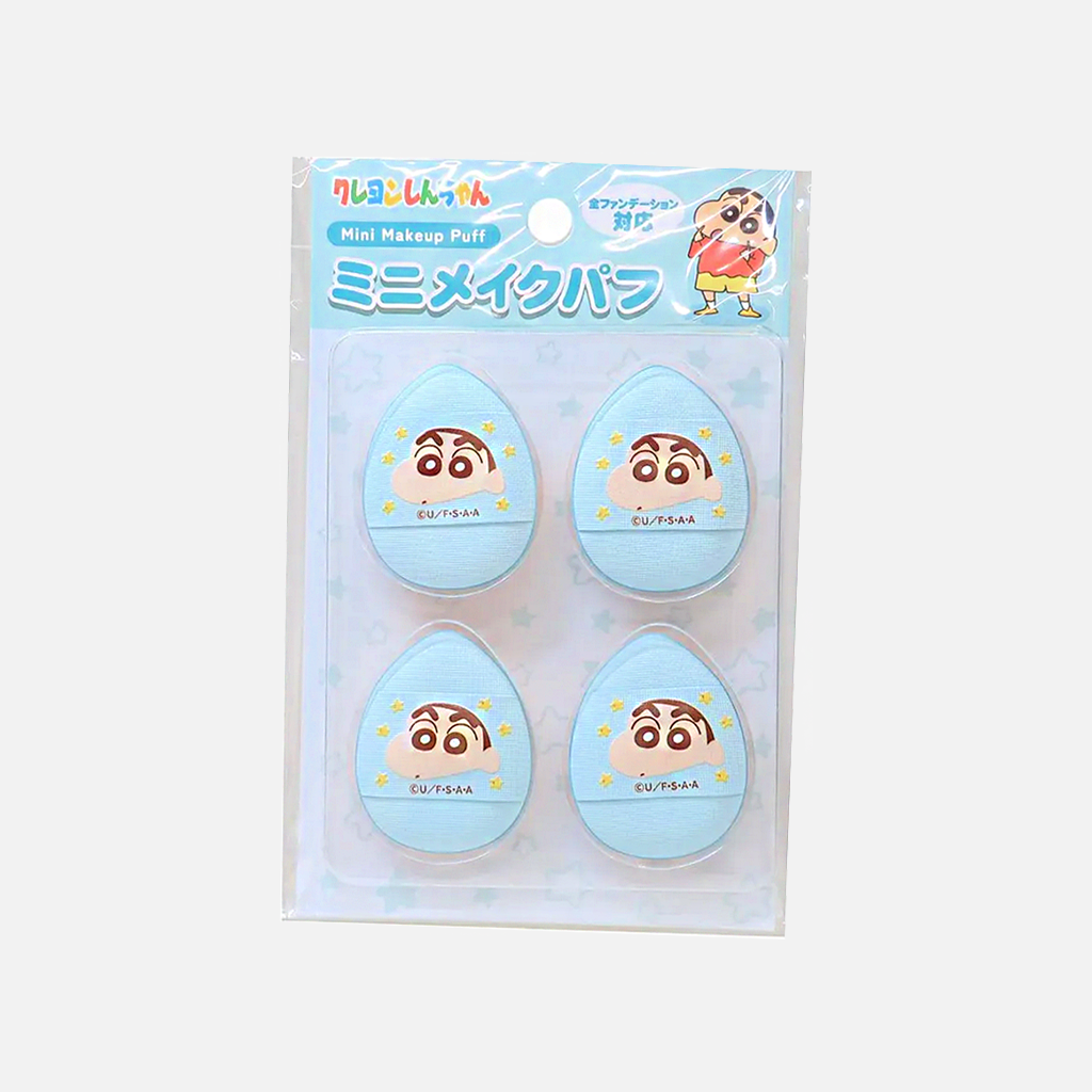 Aiplanning Crayon Shin-chan Finger Type Mini Makeup Puff Set Shinnosuke Nohara 4 pcs