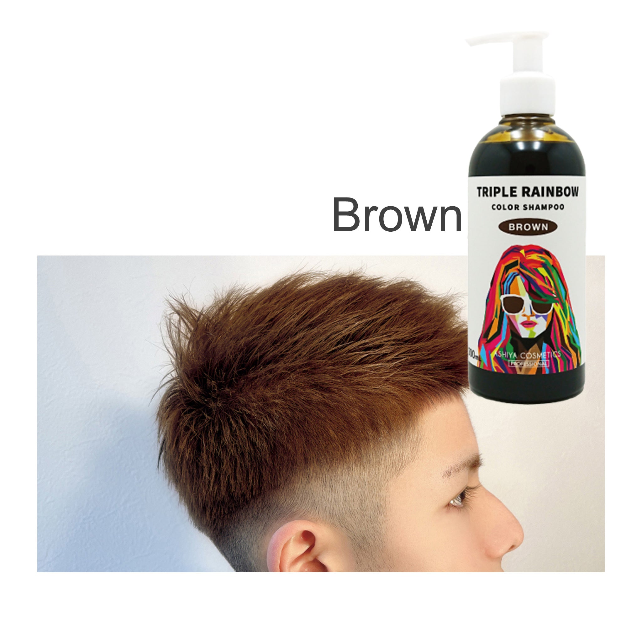 ASHIYA Triple Rainbow Shampoo Multi Color 300ml