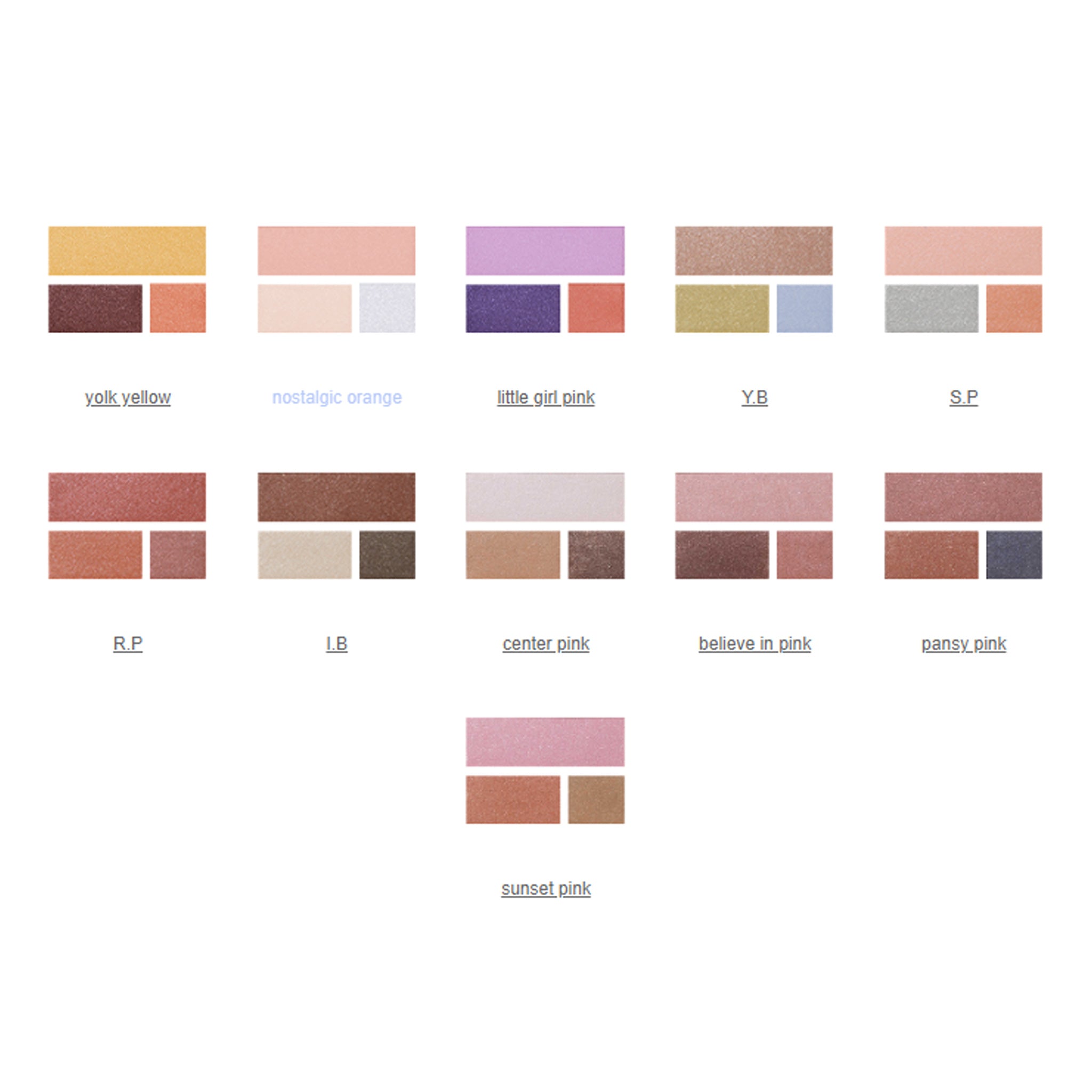 WHOMEE 三色眼影盘 6g