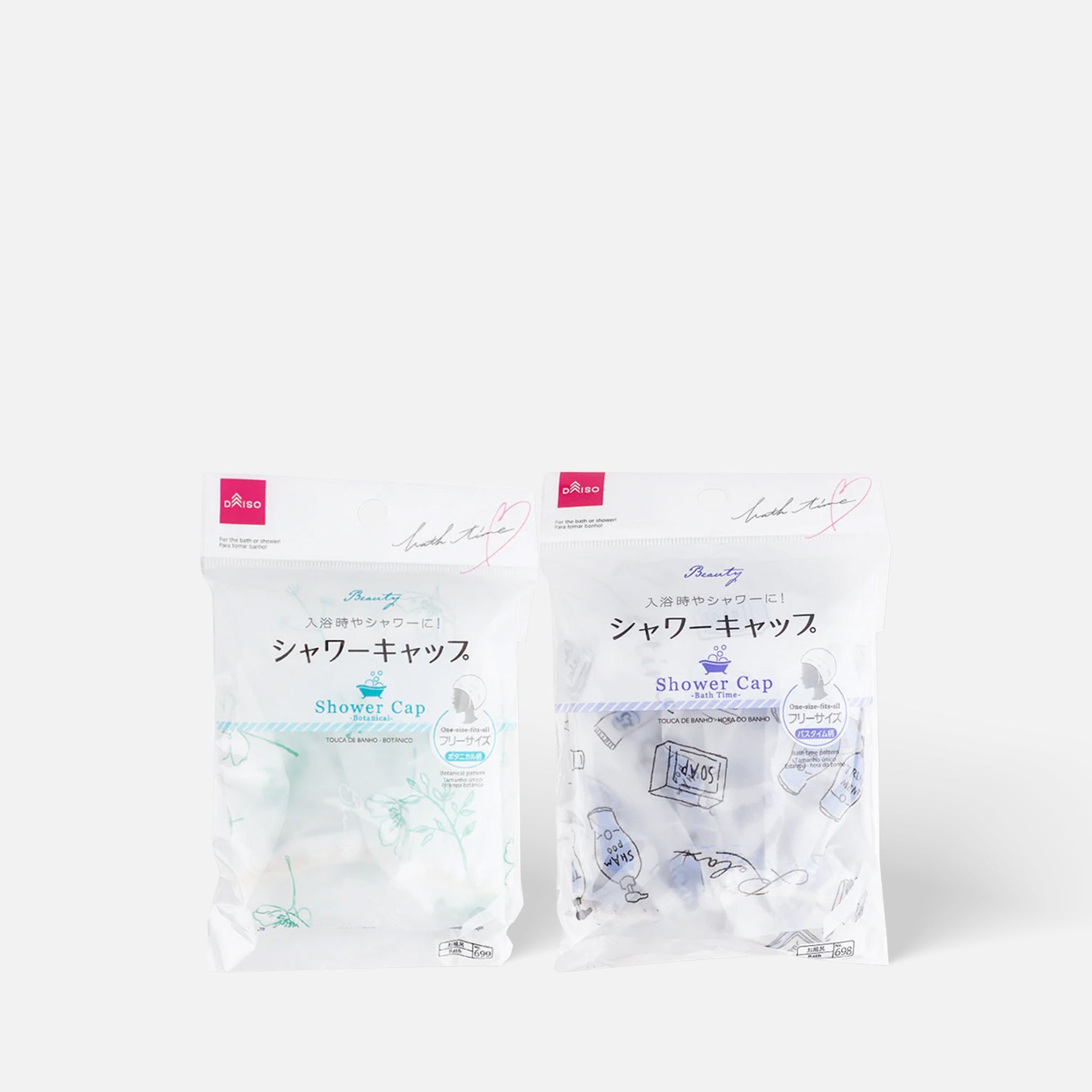 DAISO 可松紧浴帽 1件