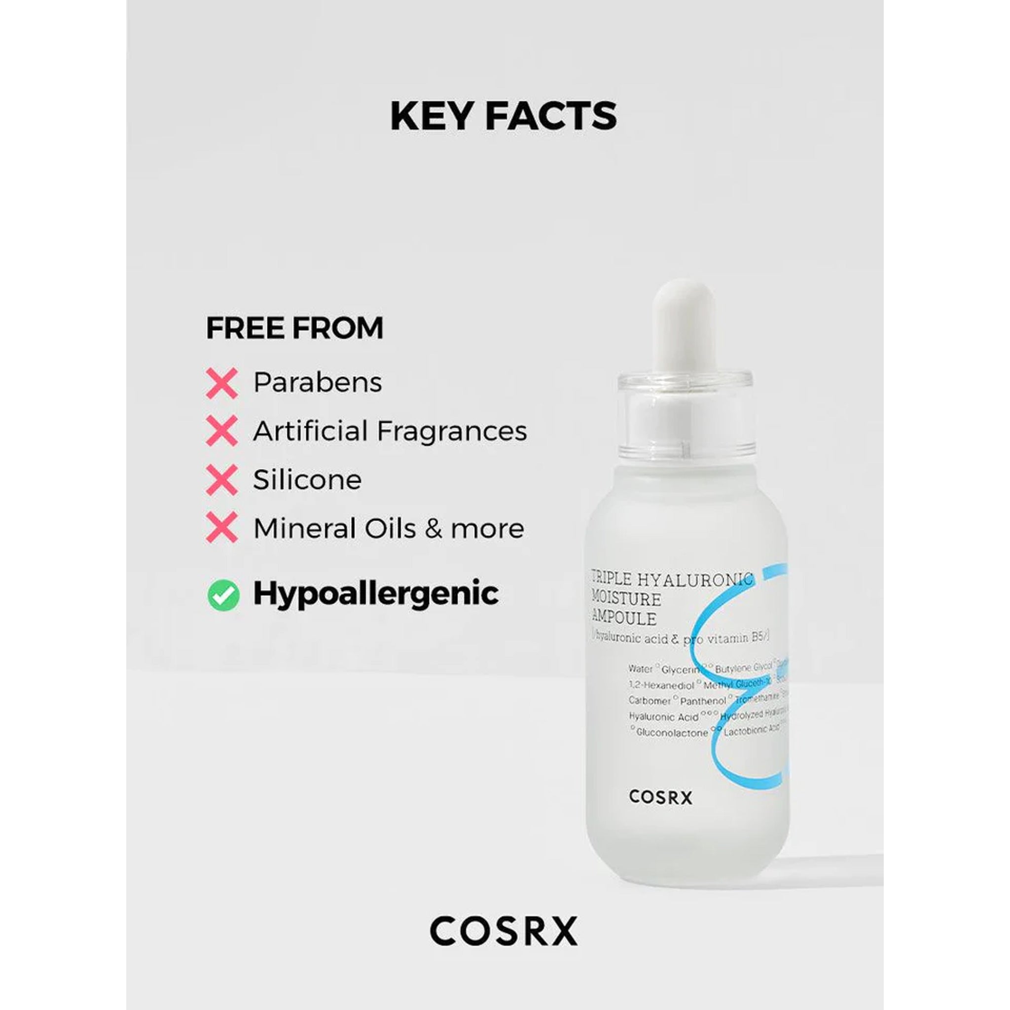 COSRX Hydrium Triple Hyaluronic Moisture Ampoule 40ml