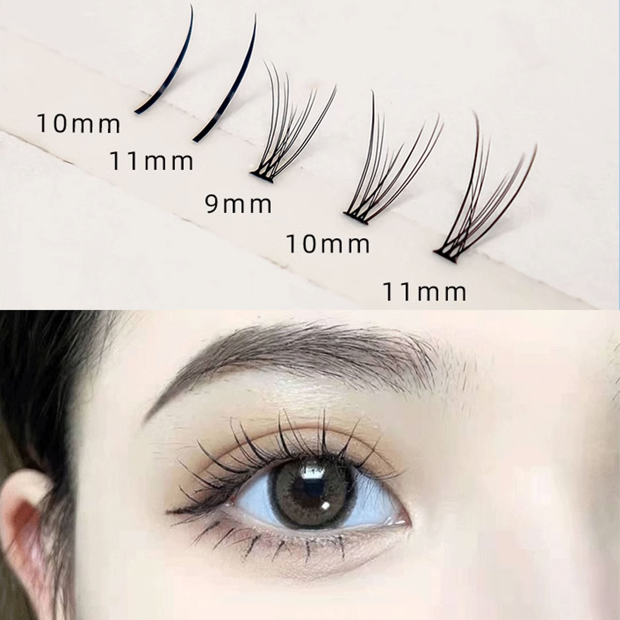 MJSP 萌睫尚品 分段睫毛混合装