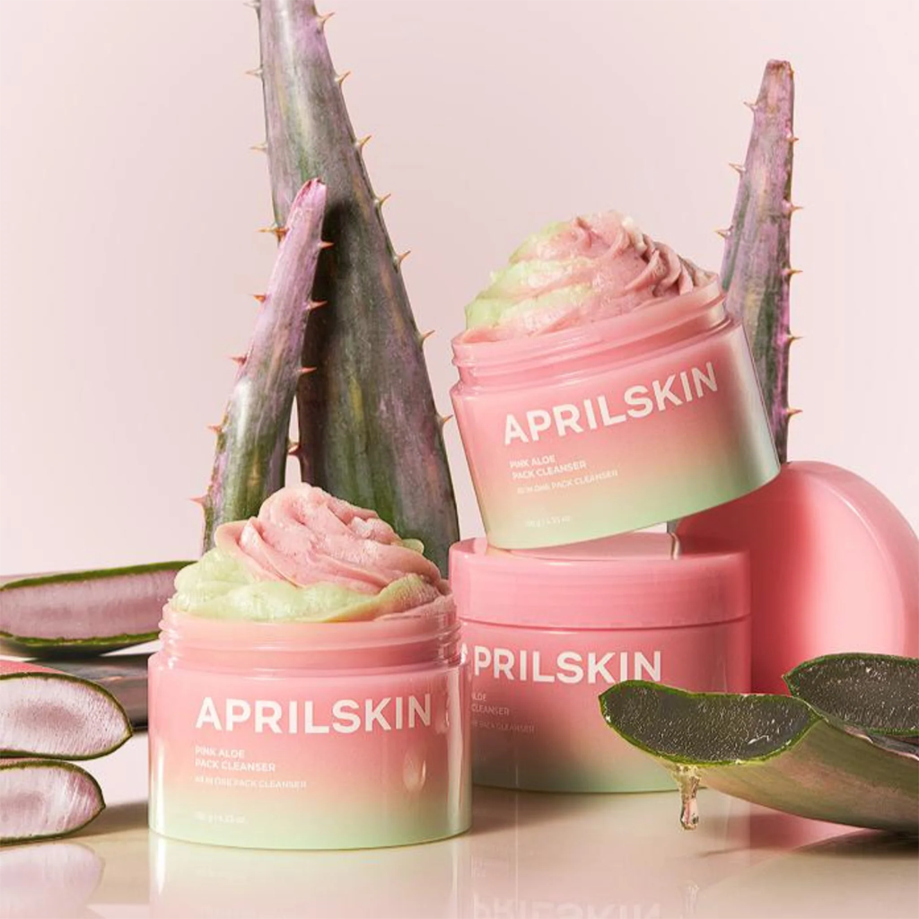 APRILSKIN Pink Aloe Pack Cleanser 120 g – LAMOUR Beauty & Life