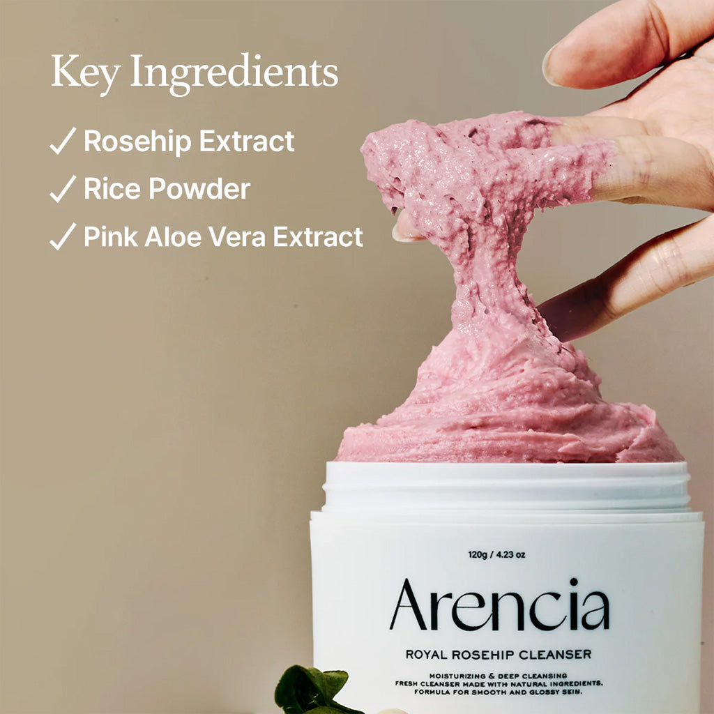 Arencia Fresh Royal Rosehip Mochi Cleanser 120 g