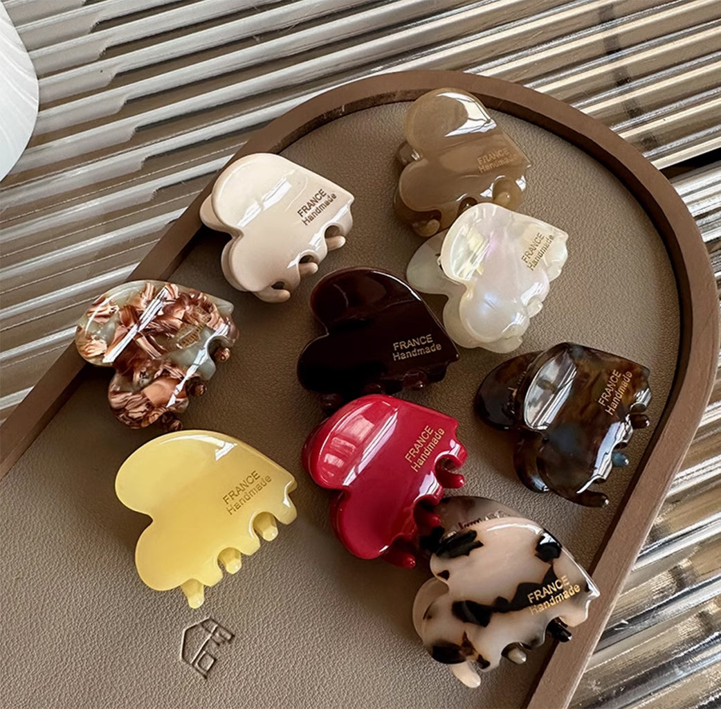 There are adorable mini hair accessories that add a playful, romantic touch to any hairstyle.