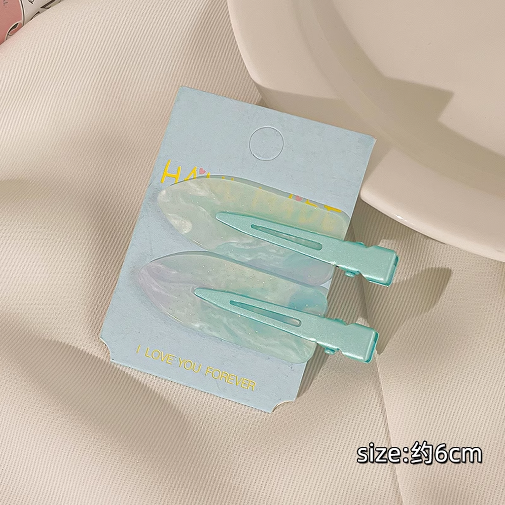 醋酸纤维无折痕发夹 6 厘米