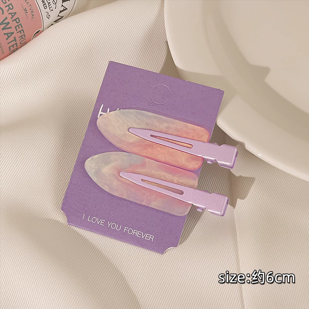 醋酸纤维无折痕发夹 6 厘米