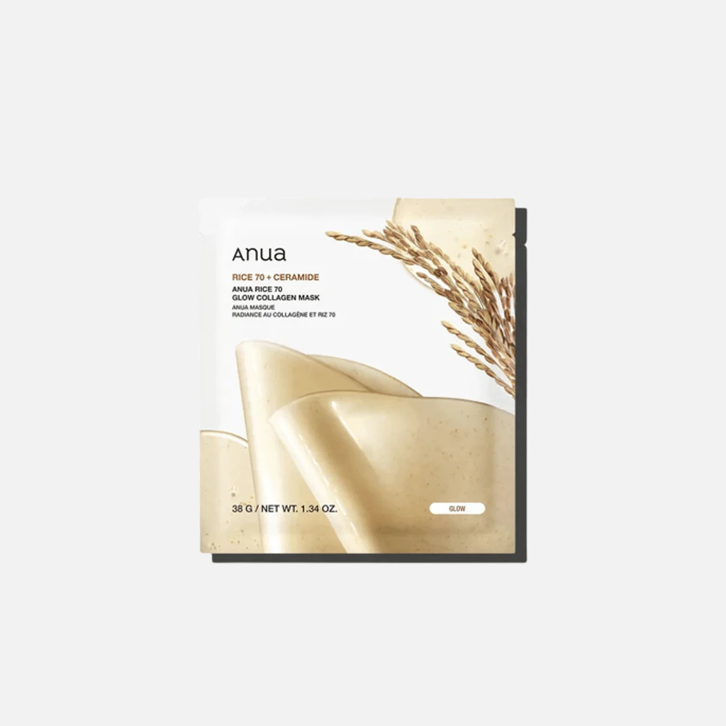 Anua Rice 70 Glow Collagen Mask 1pc