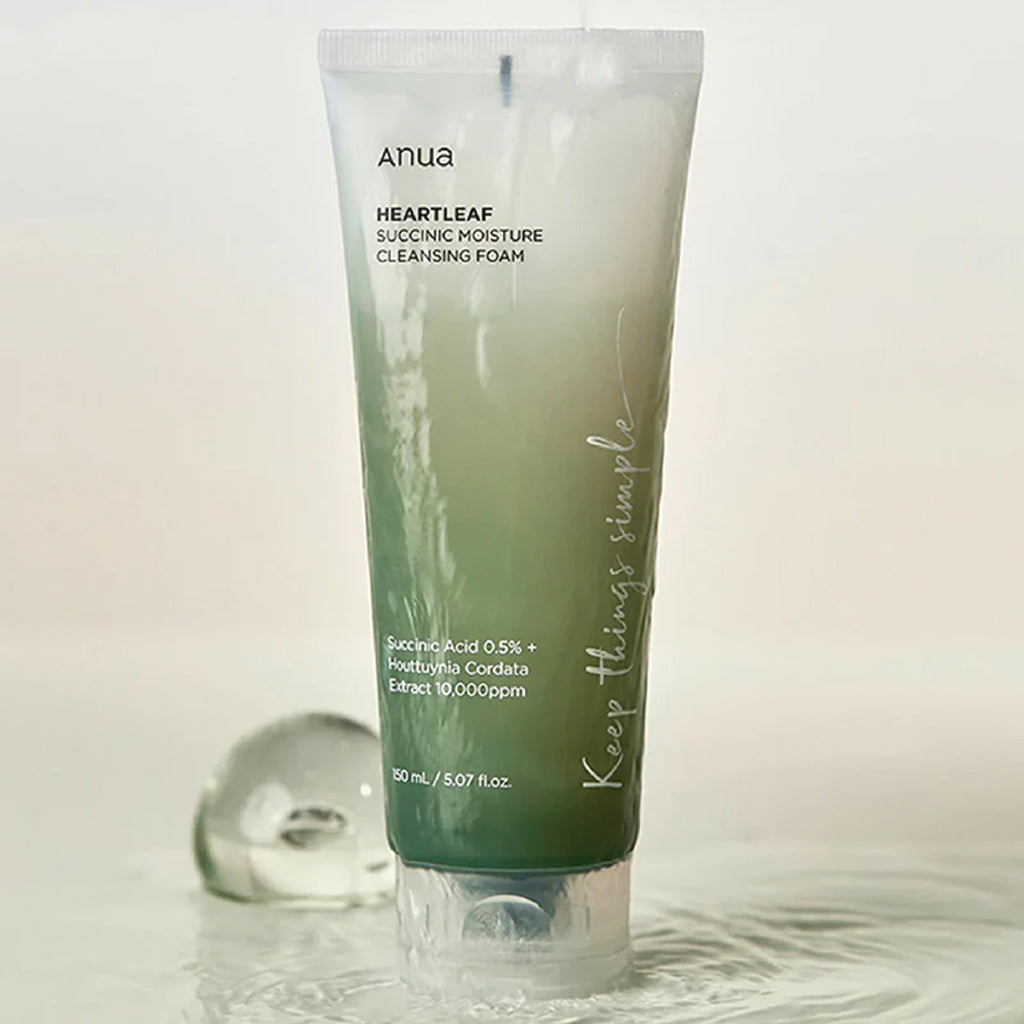 Anua Heartleaf Succinic Moisture Cleansing Foam 150ml