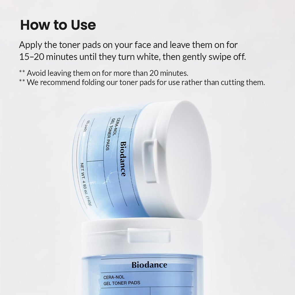 Biodance Hydro Cera-nol Gel Toner Pads 60 pcs