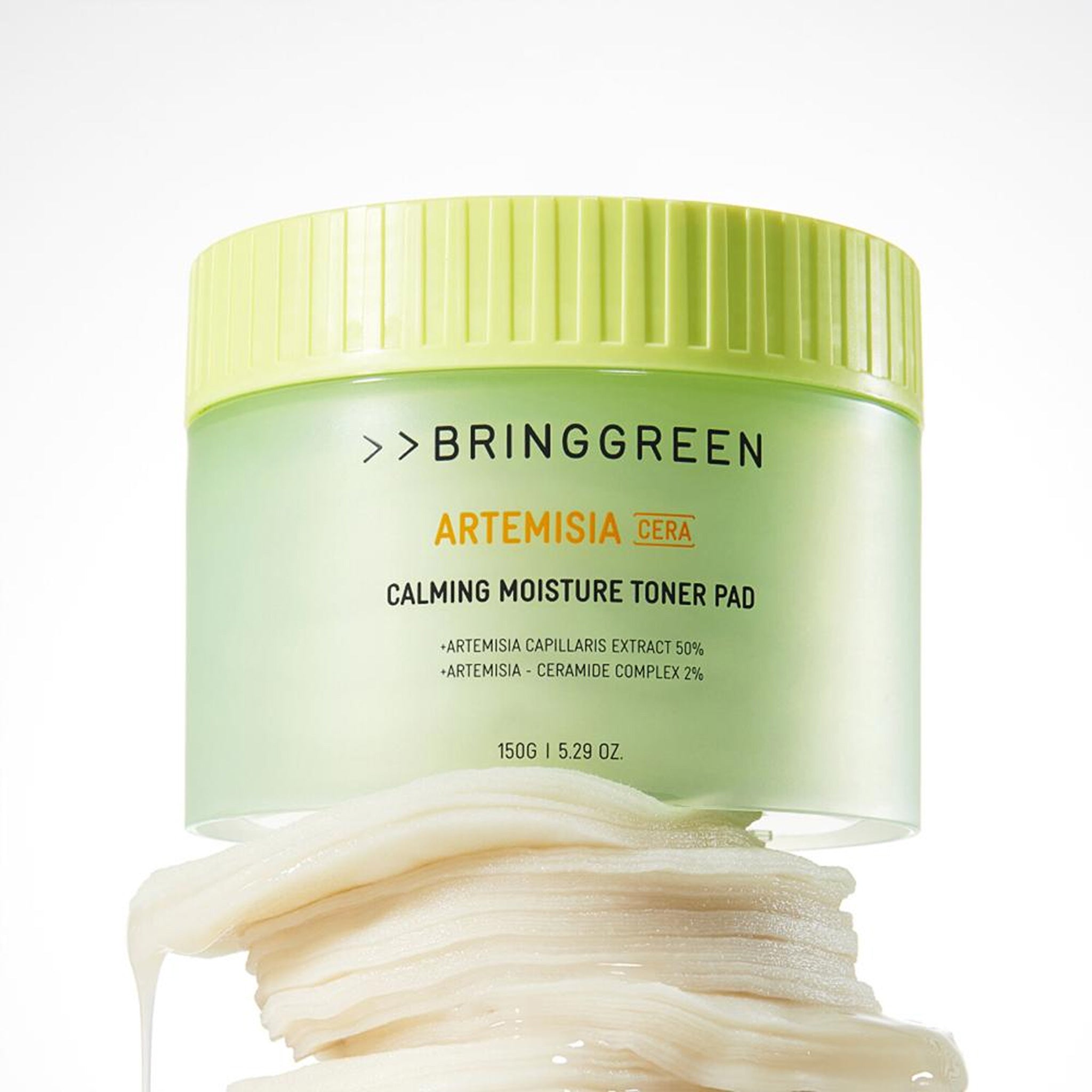 BRINGGREEN Artemisia Calming pH Balanced Toner Pads 75 sheets