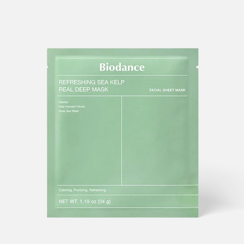 Biodance 清爽海藻深层舒缓全效面膜 4片