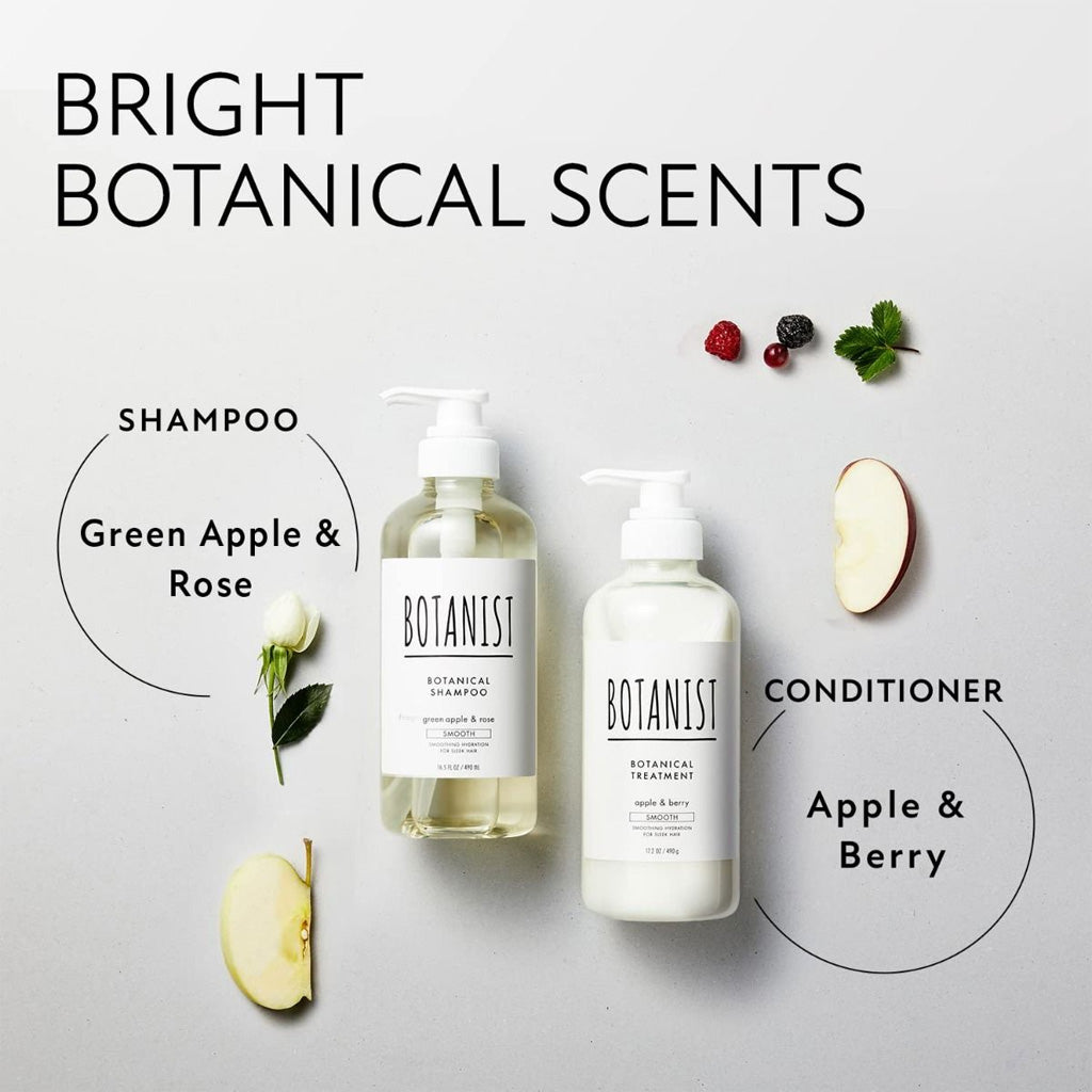 BOTANIST Botanical Green Apple&Rose Shampoo+Conditioner Set 370 ml + 370 g