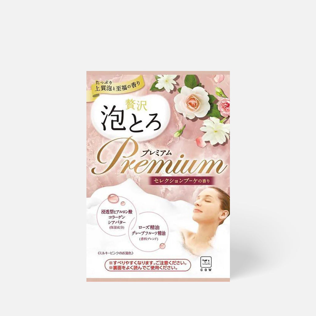 COW Oyu Monogatari Luxury Foam Premium Bath Additive Selection Bouquet Scent 30g