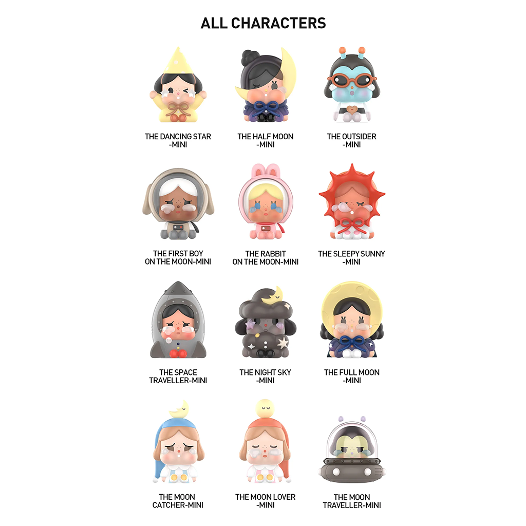 CRYBABY CRYING TO THE MOON-SITTING SERIES FIGURES