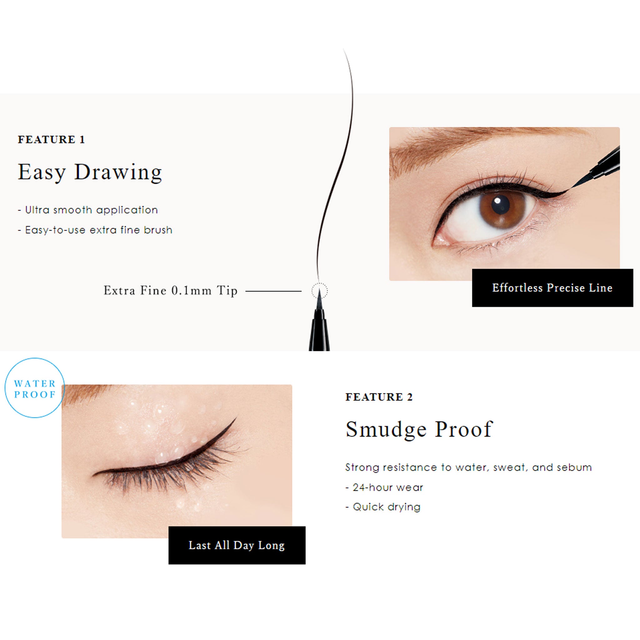 D-UP Silky Liquid Eyeliner 0.4 ml