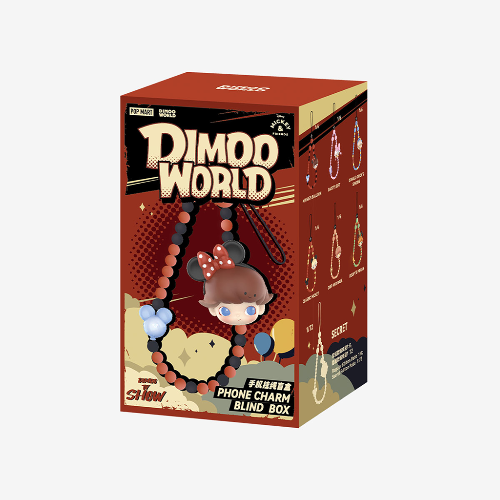 DIMOO WORLD × DISNEY Series-Phone Charm Blind Box
