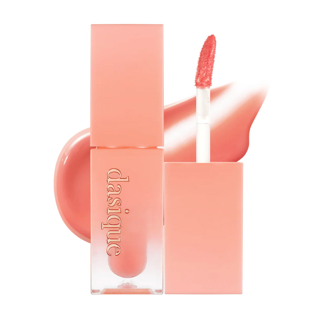 It delivers a glossy, juicy finish with rich pigmentation that hydrates while adding a pop of color to the lips.