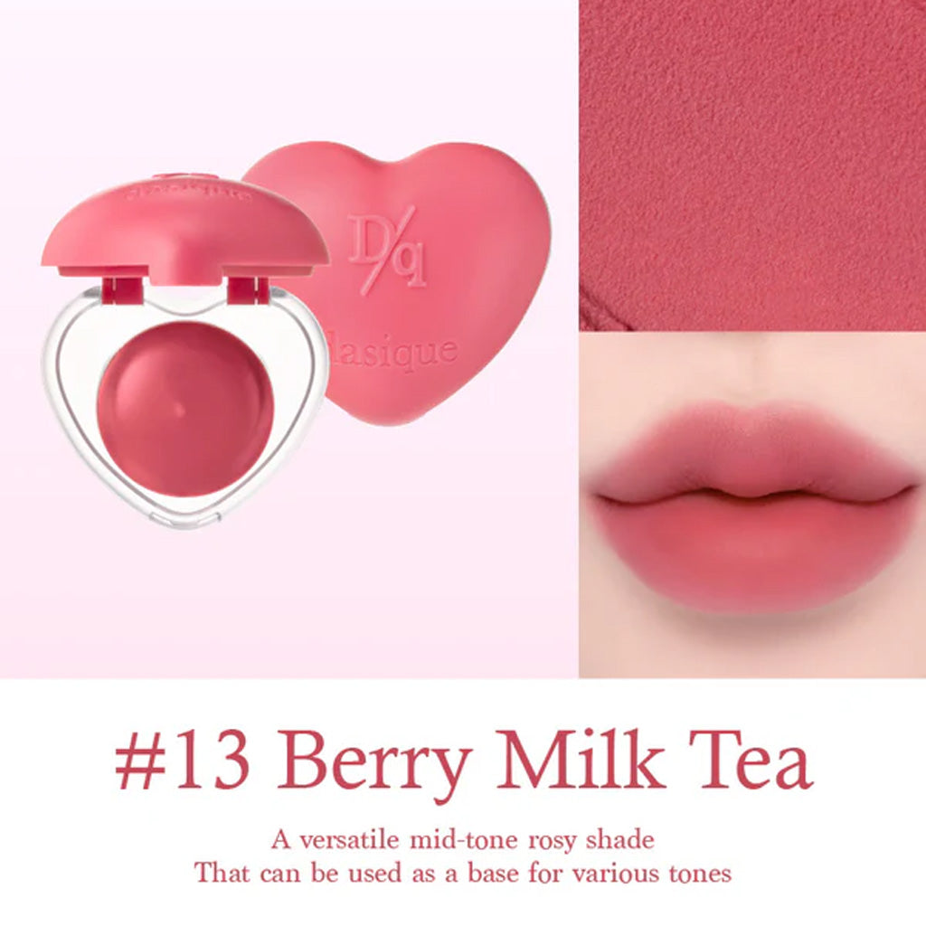 It is a creamy, lightweight blush that adds a soft, natural flush to the cheeks.