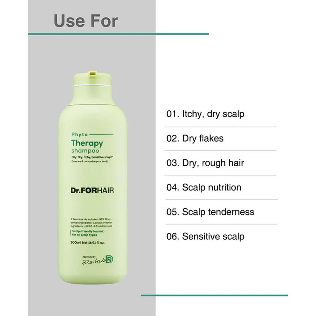 Dr.FORHAIR Phyto Therapy Shampoo 500 ml