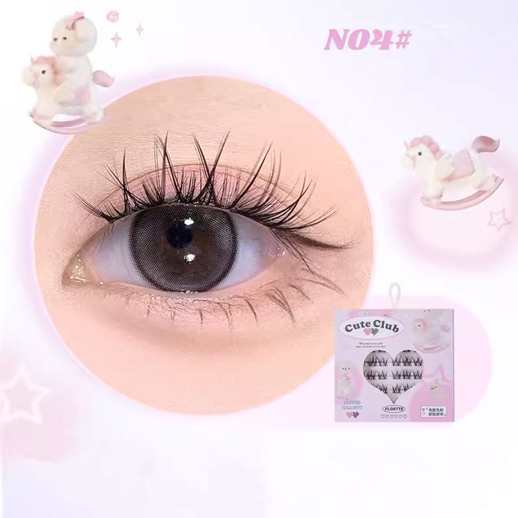 FLORTTE Self-Adhesive Glue Free False Eyelashes