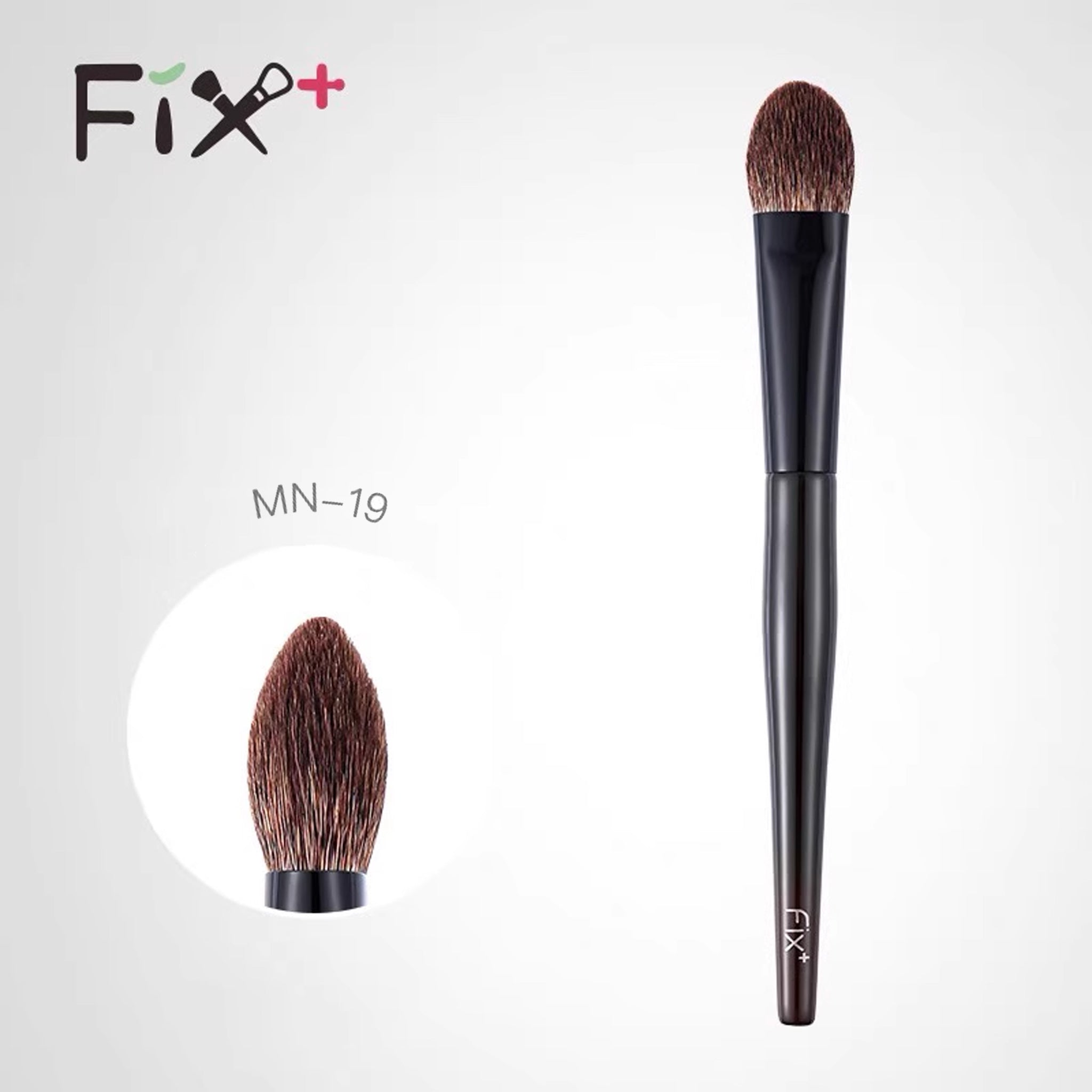 FiX Wool Heart Brush for Highlighter and Blush MN-19