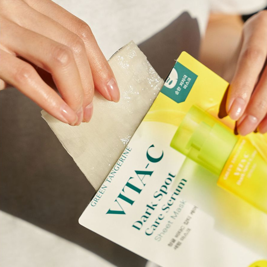 GOODAL 青橘维他命C 祛斑精华面膜