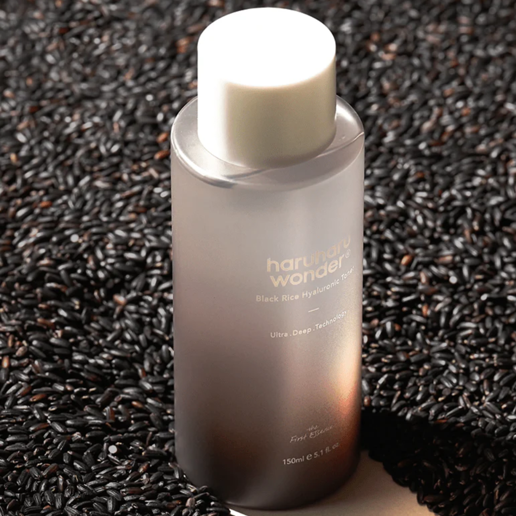 It is a deeply hydrating toner infused with 2,000ppm of fermented black rice extract.