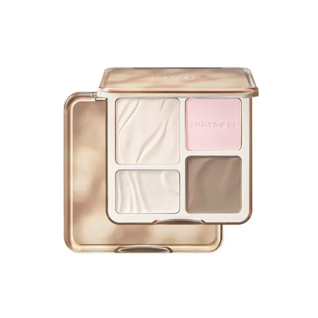 JUDYDOLL 2 in 1 Highlighter Contour Palette