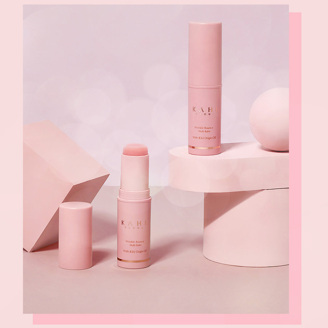 KAHI 抗皱弹力多效膏补水棒小粉棒