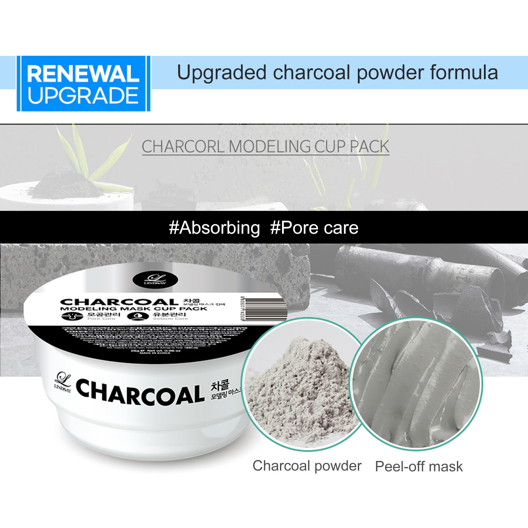 LINDSAY Modeling Rubber Mask Charcoal 28 g