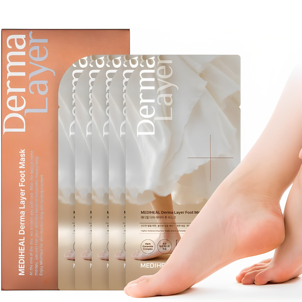 MEDIHEAL Derma Layer Foot Mask 5 pcs