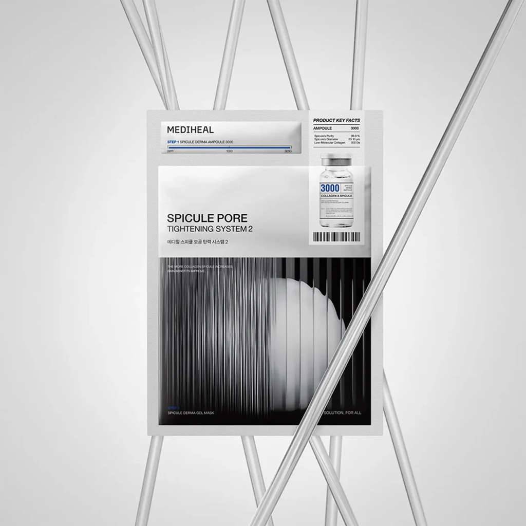 MEDIHEAL Spicule 胶原蛋白微针毛孔收敛面膜2 4 片