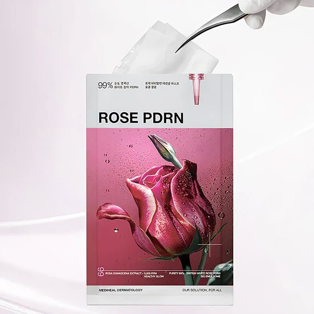 MEDIHEAL Rose PDRN Essential Mask 10 pcs