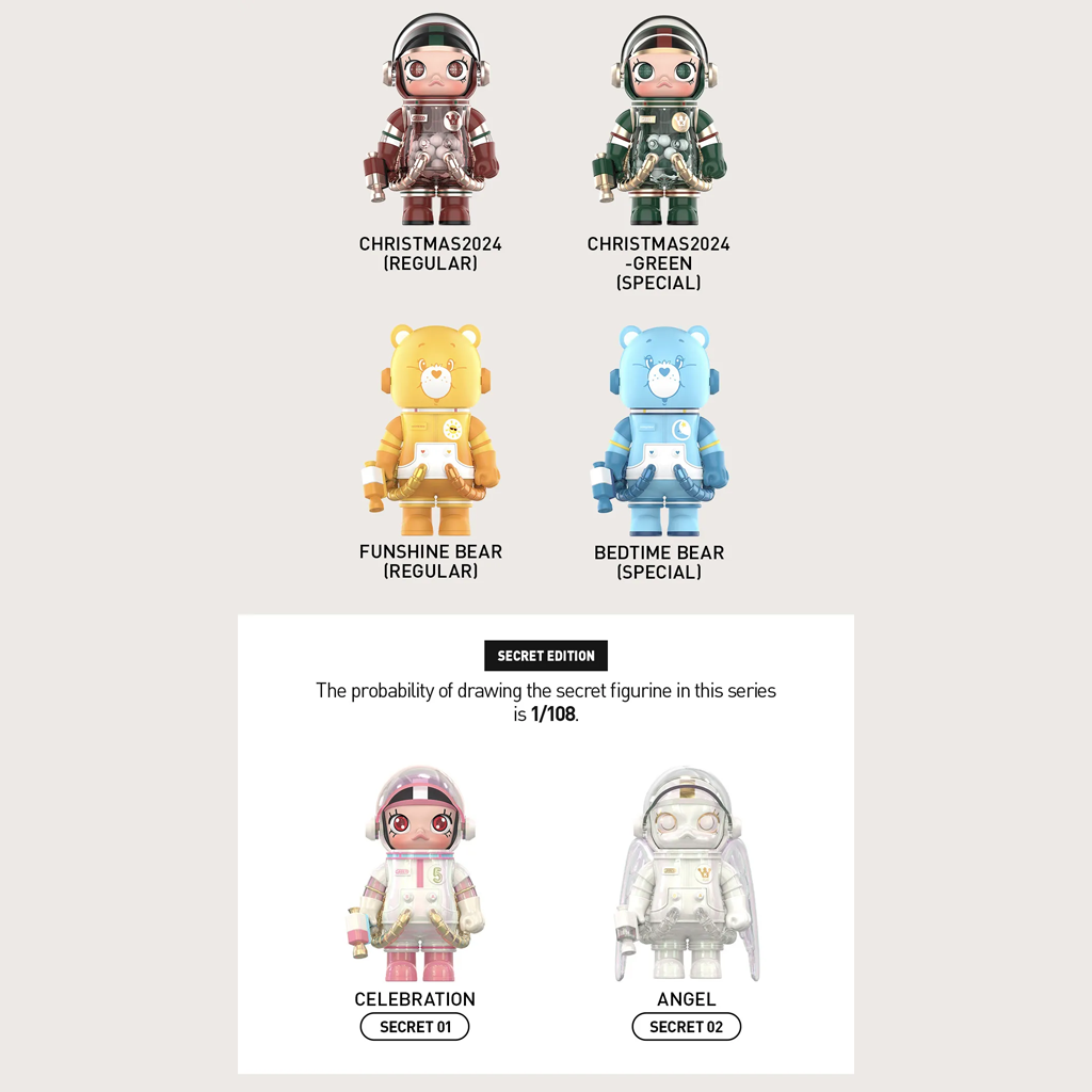 POP MART MEGA SPACE MOLLY 100% Series4 Blind Box