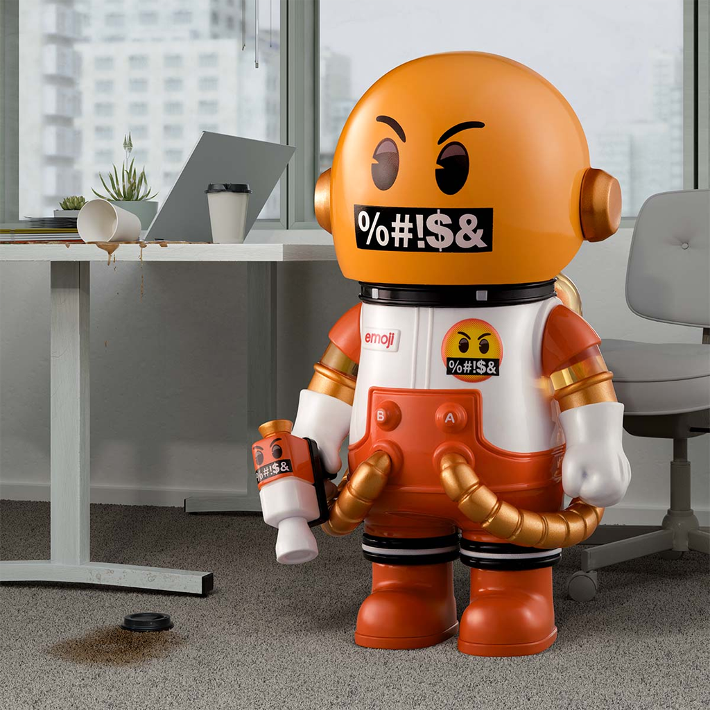 POP MART MEGA SPACE MOLLY 100% × emoji Series Blind Box