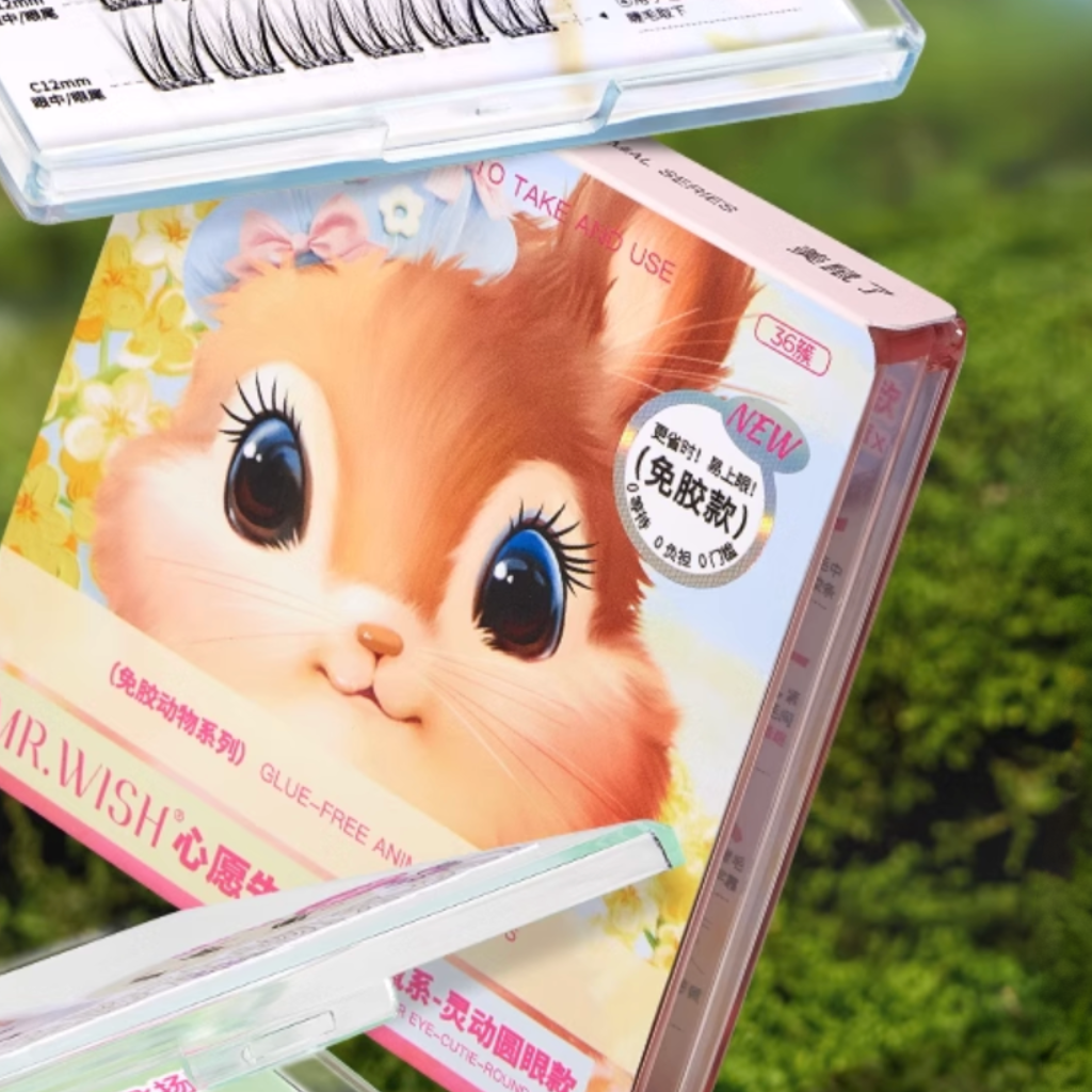 It provide a playful and cute enhancement to your eyes without the need for adhesive.