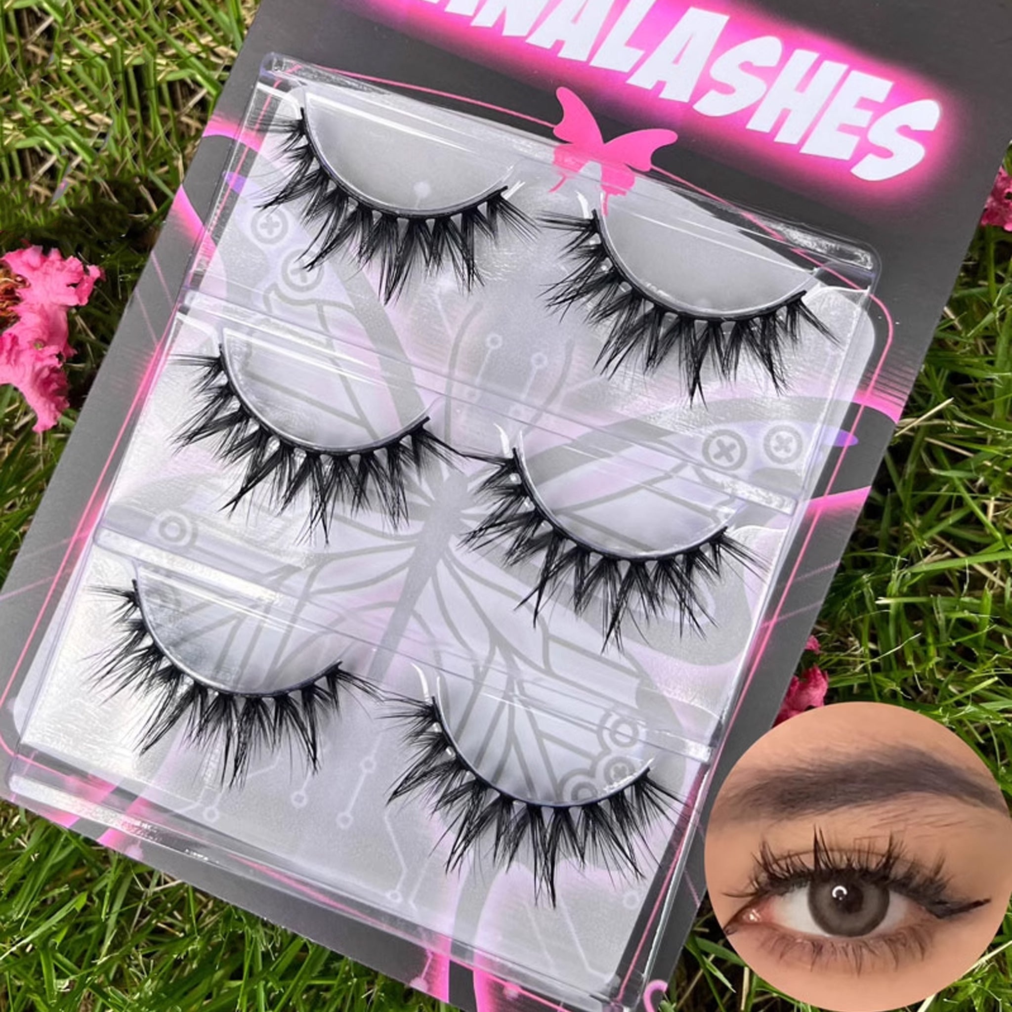 NANALASHES Night Elf Barbie-Style False Eyelashes