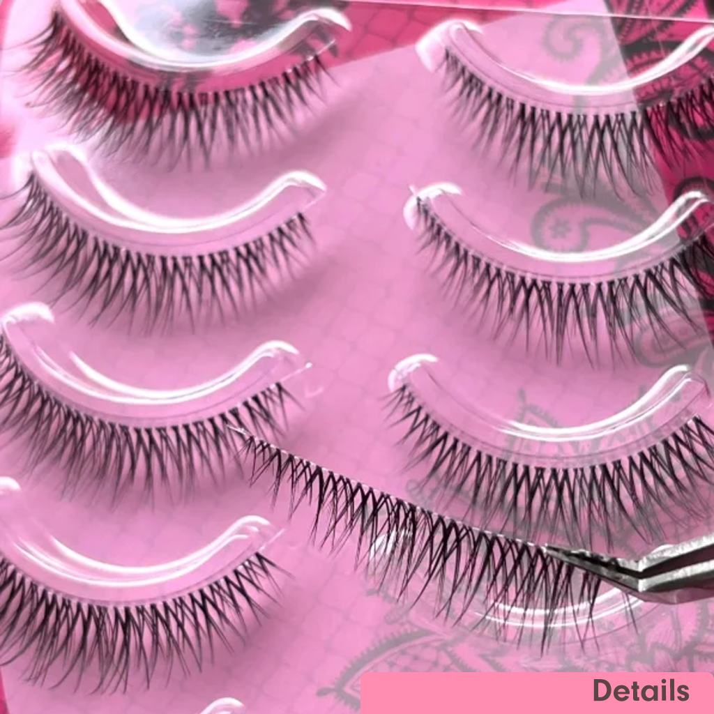 NANALASHES新品「白月光」韩系Jennie同款眼尾拉长日常纯欲假睫毛 5 对