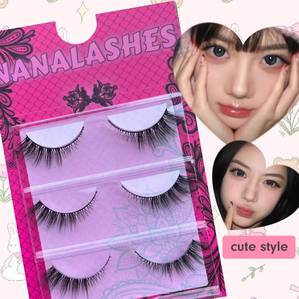 NANLASHES新品「天使猫」J翘婴儿弯少女无辜感假睫毛 3 对