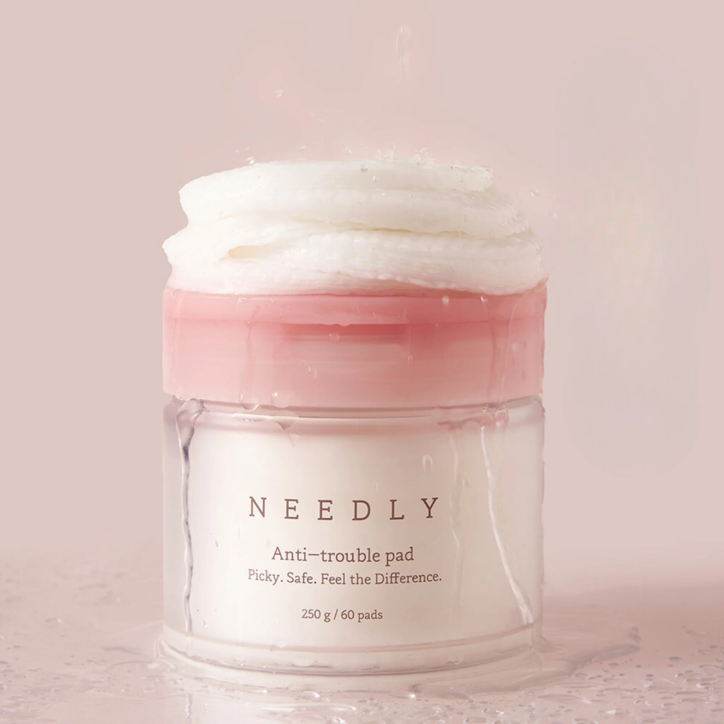 It is a set of pre-soaked pads designed to gently exfoliate, soothe, and help manage troubled skin.