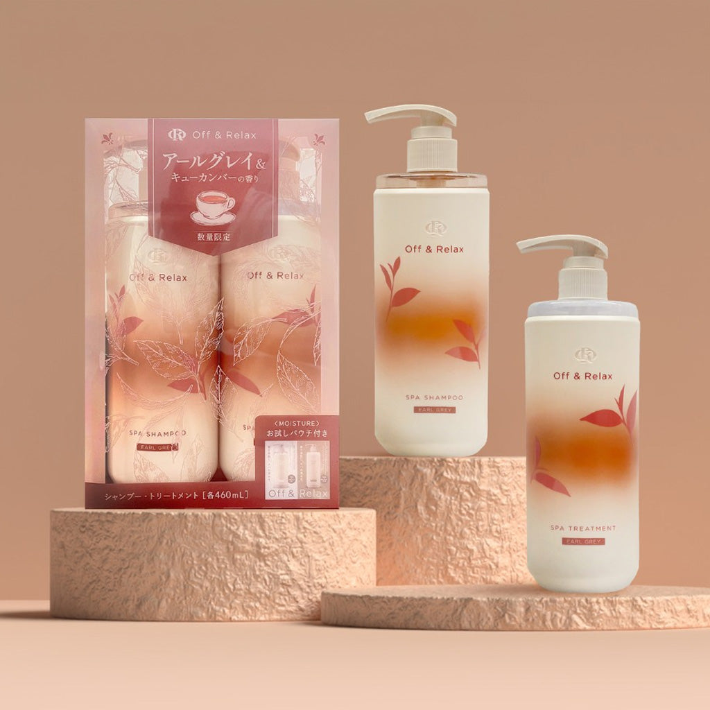 Off & Relax 限量版洗护套装伯爵茶和黄瓜香味460 ml + 460 ml