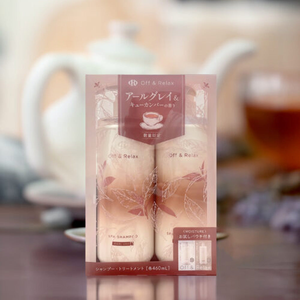 Off & Relax Limited Edition Tea Set Earl Grey & Cucumber Scent 460 ml + 460 ml