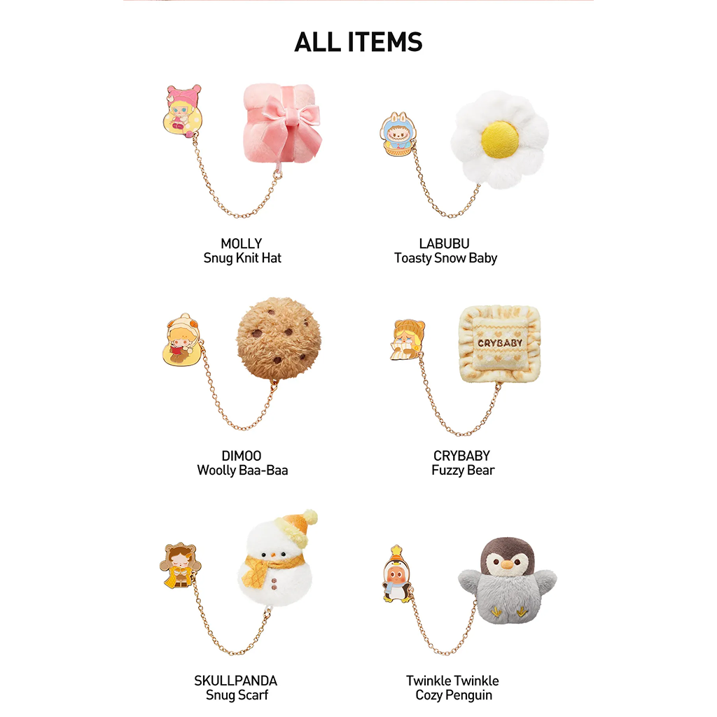 POP BEAN Fluffy & Cozy Series-Fridge Magnet Blind Box