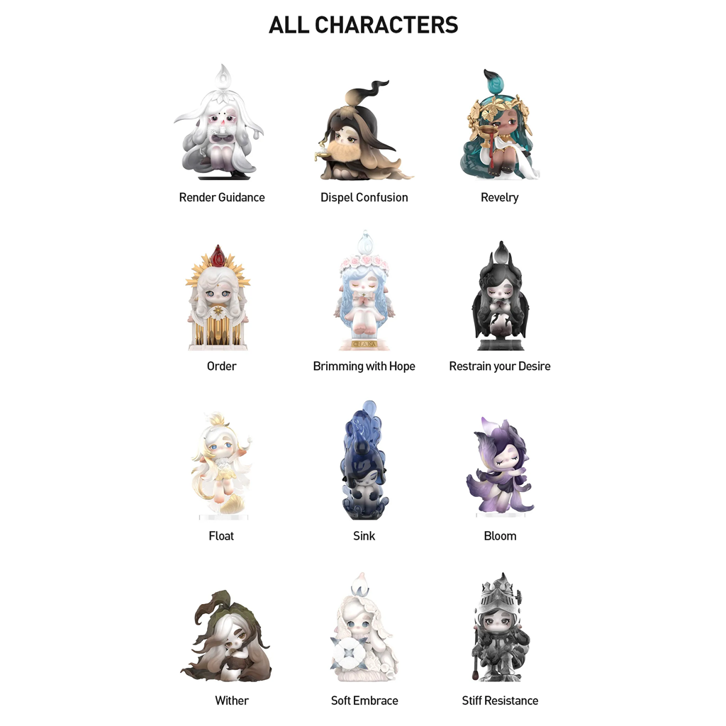 POP MART CHAKA Candle Whisper Series Figures Blind Box