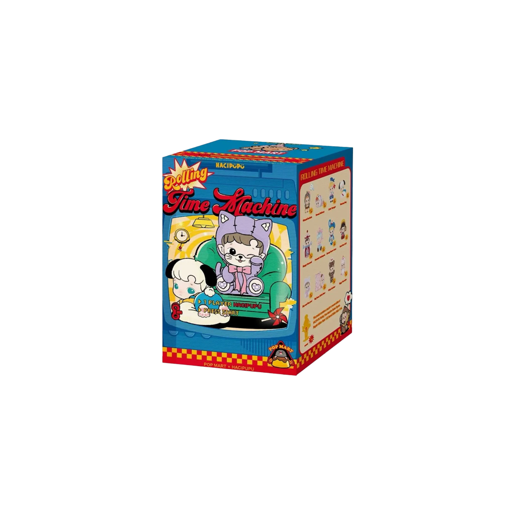 POP MART HACIPUPU Rolling Time Machine Series Figures Blind Box