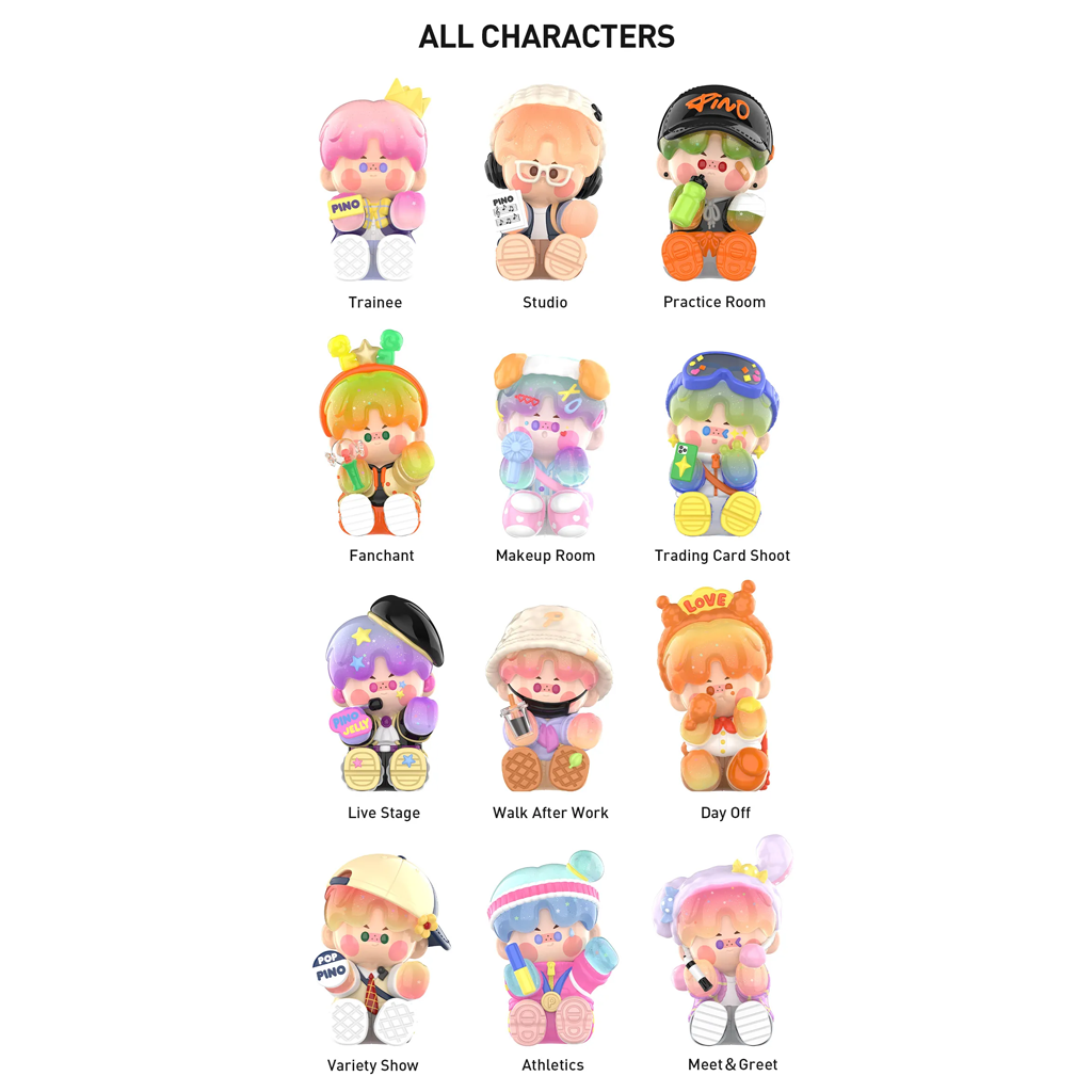 POP MART PINO JELLY Star Project Series Figures Blind Box