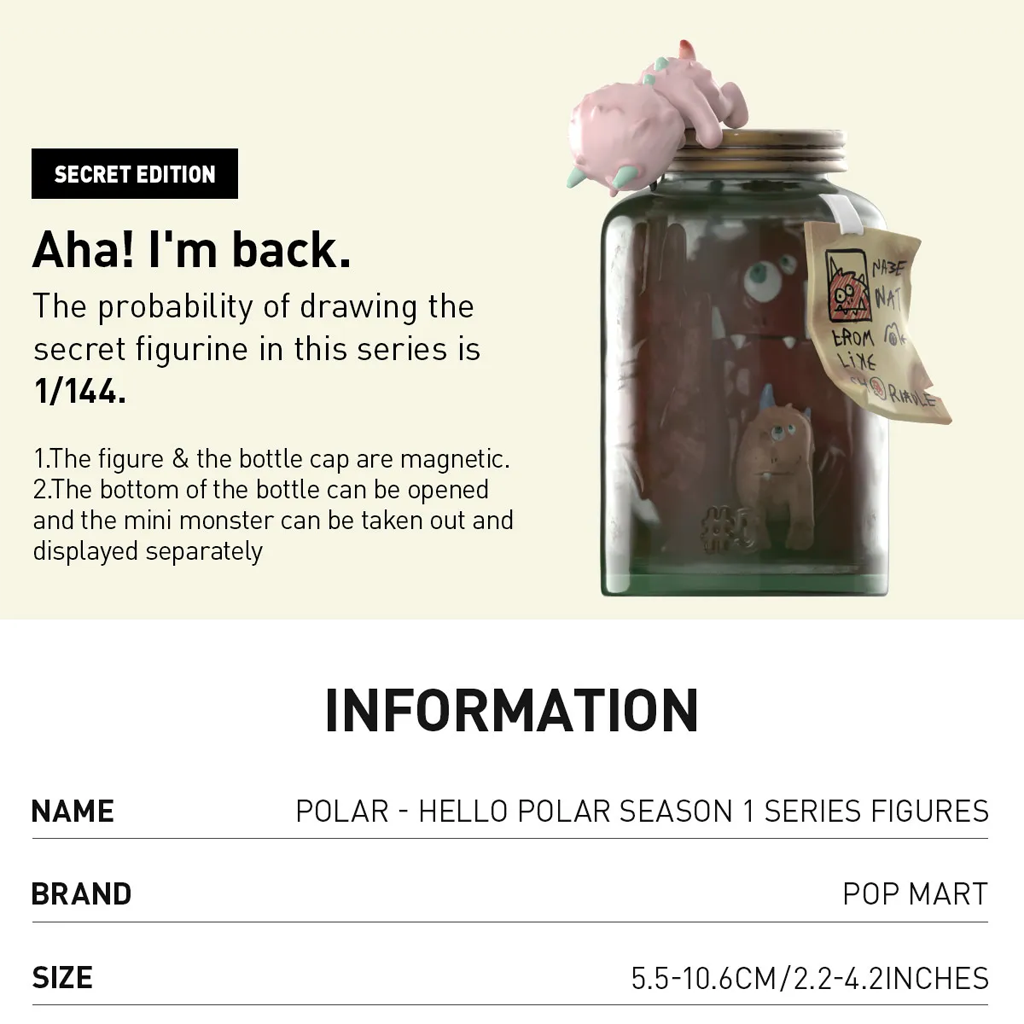 POP MART POLAR - HELLO POLAR Season 1 Series Figures Blind Box